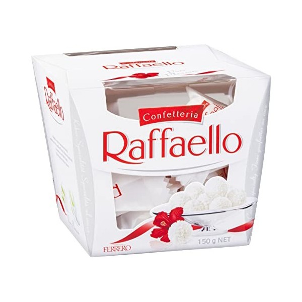Ferrero Rocher - Raffaello Carton 15 Pieces - 150g