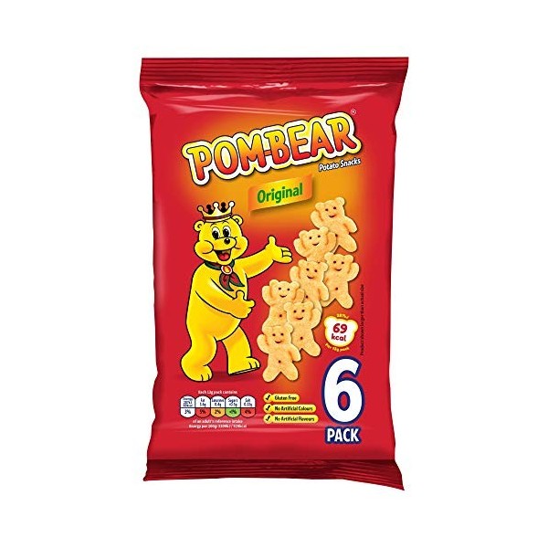 Pom Bear Original Lot de 6 pelotes de 13 g