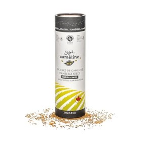 Signé Caméline, Graines de Caméline torréfiées, 250 g, Protéine végétale, Sans OGM, Contient des Fibres, protéines et oméga-3