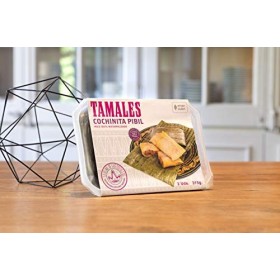 La Reina de las Tortillas - Leader européen de la gastronomie artisanale mexicaine -"Cochinita pibil" tamales. 100% maïs nixt