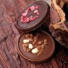 Kadodis | Médaillons Cacaodises 180 G | 36 médaillons chocolat noir/framboise, lait/caramel - sel de mer et blanc/noisette