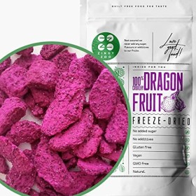 Pitaya Fruit du Dragon Lyophilisé | Naturel et Sans Sucre Ajouté | Colorant Alimentaire Rouge | Freeze Dried Fruit Dragon Fru