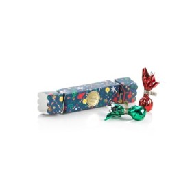 Venchi - Collection de Noël - Christmas Cracker Bleu avec Chocolats Assortis, 37 g - Idée cadeau - Sans gluten