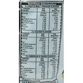 The Real McCoys Ridge Cut The Classics Crisps Lot de 6 paquets de 28,5 g