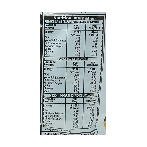 The Real McCoys Ridge Cut The Classics Crisps Lot de 6 paquets de 28,5 g