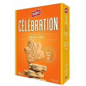 Biscuits feuille dérable Fourré à la crème dérable - Fait avec du pur sirop dérable du Canada - 350 g