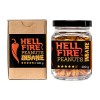 I LOVE SPICY Hellfire Peanuts Insane 100 g Cacahuètes Super Épicées, Assaisonnées avec du Piment Carolina Reaper, Piquant 5/5