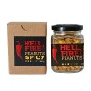 I LOVE SPICY Hellfire Peanuts Insane 100 g Cacahuètes Super Épicées, Assaisonnées avec du Piment Carolina Reaper, Piquant 5/5