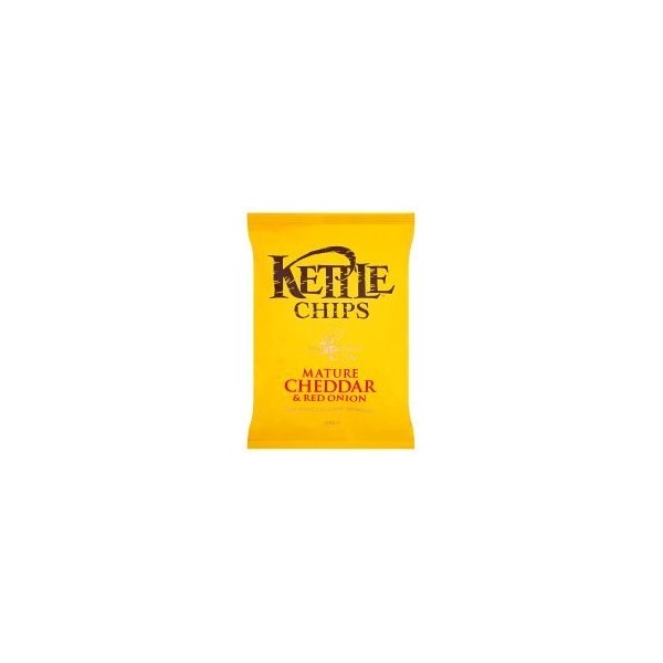 Kettle Potato Crisps - Kettle Chips Mature Cheddar & Red Onion 150G