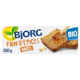 Bjorg Pain dÉpices au Miel Bio - Moelleux & Parfumé - 300 g - Lot de 6