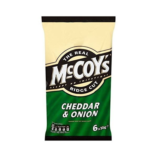 McCoys Cheese & Onion Multipack 6 x 30g