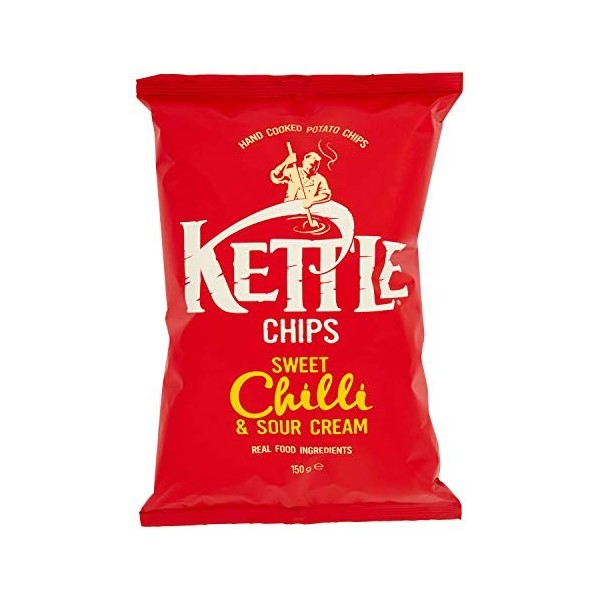 Kettle Potato Crisps - Kettle Chips Sweet Chilli & Sour Cream 150G