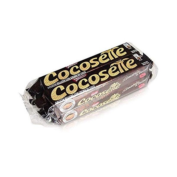 COCOSETTE Cookie fourré à la crème de coco 4 unités de 50 gr chacun