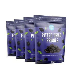 Marque Amazon - Happy Belly Pruneaux Dénoyautés, 300g, lot de 4