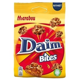 Marabou Daim Bites - Bonbons au chocolat au lait suédois originaux 145g