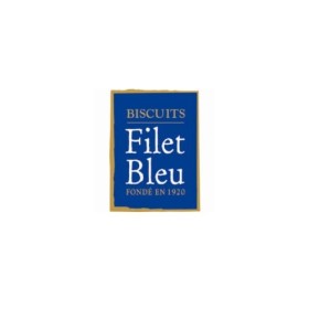 Filet Bleu | Biscuits aux Flocons de Citron | Biscuits sablés au citron et aux amandes | Biscuits Français Sablé en Boîte - 1