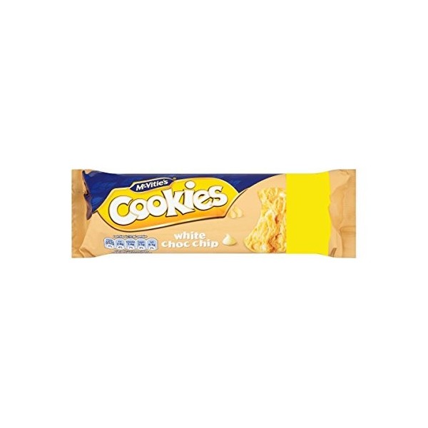 Mcvities - Cookies aux pépites de chocolat blanc - lot de 4 paquets de 150 g