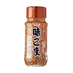 Hamaotome Aji Goma Furikake au sésame torréfié et assaisonné bouteille en verre 55 g – utilise du sésame torréfié à haute t