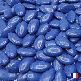 1kg Dragées chocolat Bleu Marine - Fabrication Française Environ 270 dragées dans 1 kilo - dragées mariage baptême communion 
