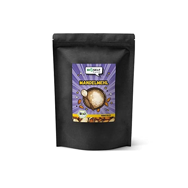 Bioself Farine d’Amandes BIO, Cuisine et pâtisserie 0.5 kg
