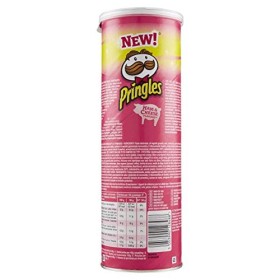 Chips De Fromage De Jambon | Pringles | Jambon fromage | Poids total 165 grammes