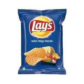 Lays Magic Masala 50 g lot de 4 – Snacks croustillants – Mélange dépices indiennes – Chips croustillants – Snack parfaite 