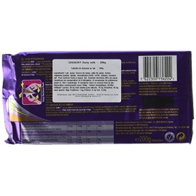 CADBURY Dairy Milk Chocolate 200 g - Lot de 2