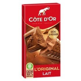 Cote dor Chocolat au Lait - Lot de 2 x 200g
