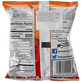 Frito-Lay Cheetos Chips Crunchy Original au Fromage 35 g - Lot de 4