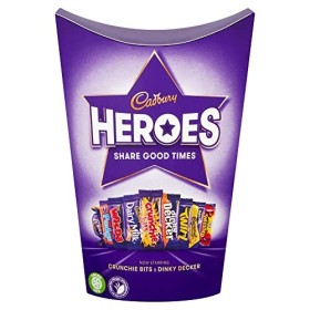Cadbury Heroes Chocolate Mix - délicieux chocolat crémeux dans un mélange coloré - mélange varié des meilleurs bonbons - parf
