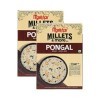 Manna Ready to Cook Millet Pongal Pack of 2 180g Each 100% Natural Ingredients No Preservatives No Artificial Flavours &Col