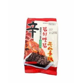 Kwangcheon Algues assaisonnées aromatisées Kimchi 8 paquets individuels 32 g