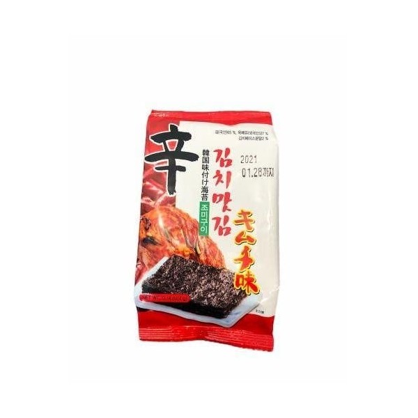 Kwangcheon Algues assaisonnées aromatisées Kimchi 8 paquets individuels 32 g