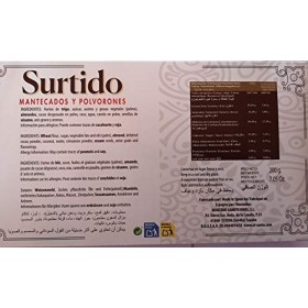 Mantecados et Polvorones Halal La Dulceria boîte 200grs - lot de 2 unités