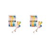 2 bâtons de kandis Teemando® « Duo », 2 couleurs, 6 pièces par paquet de 11 cm - nous livrons 2 paquets de 6 pièces.