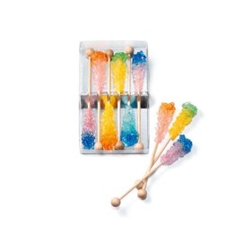 2 bâtons de kandis Teemando® « Duo », 2 couleurs, 6 pièces par paquet de 11 cm - nous livrons 2 paquets de 6 pièces.