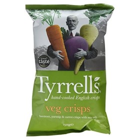 Tyrrells Croustilles de légumes cuits à la main, 150 g