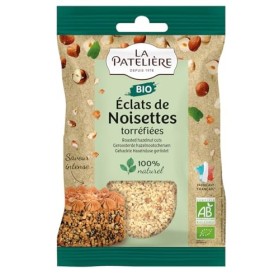 LA PATELIERE Eclats de Noisettes Torréfiées Bio lot de 5 x 50 g 250 grs 