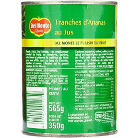 Del Monte Tranches dAnanas au Jus 350 g
