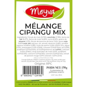 MEYVA Fruits Secs - Melange Cipangu Mix - Snack apéritif type Japonais - 12x150g