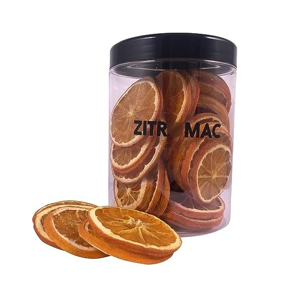 Tranches dOranges Séchées sans Sucres Sjoutés, sans Additifs pour Cocktail, Décoration, Confiserie, Noël, Boissons - Fruits 
