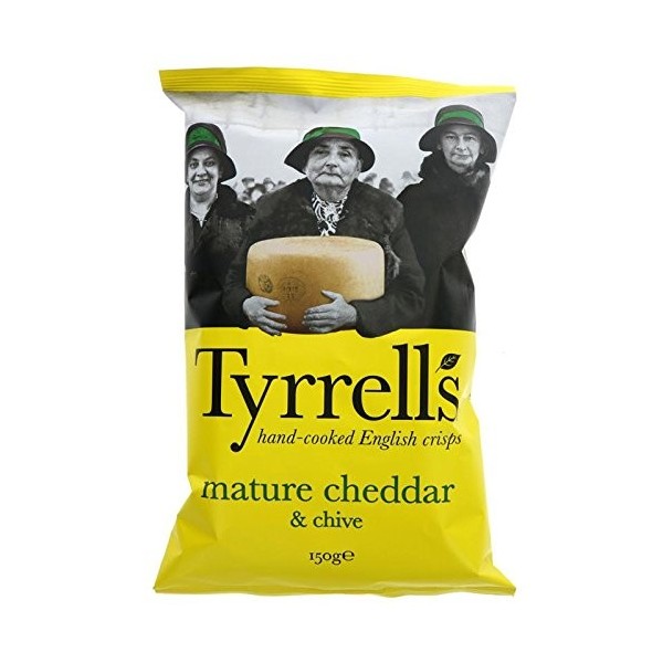 Tyrrells Cheddar Fromage et ciboulette 150 g