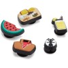 Crocs 5-Pack Food Jibbitz Shoe Charms, Breloques de Chaussure Mixte, 3D Mini Cookie Tin, Taille Unique
