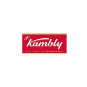 Kambly® | Carrè Mandorle & Cioccolato | Pasticcini con Pezzi di Mandorle | Scatole Biscotti Regalo - 2 x 80 Gr | Biscotti Reg