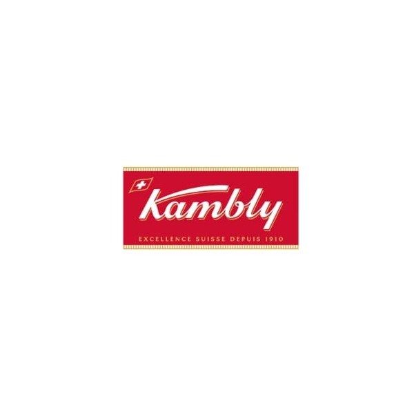 Kambly® | Carrè Mandorle & Cioccolato | Pasticcini con Pezzi di Mandorle | Scatole Biscotti Regalo - 2 x 80 Gr | Biscotti Reg