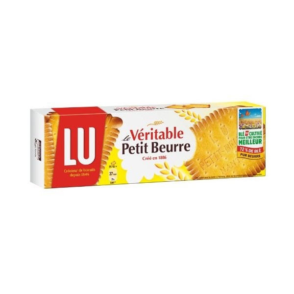 LU Le Veritable - Biscuits Petit Beurre 200g Lot de 4 