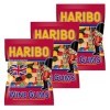 HARIBO Wine Gums, Lot de 3, Caoutchouc - Babyours - Vin en Caoutchouc, Fruit Caoutchouc en Sachet, Pochette, 200 g