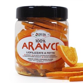 Oranges fraîches lyophilisées en demi-tranches - 100% italiennes - oranges pour cocktails professionnels - fruits frais lyoph