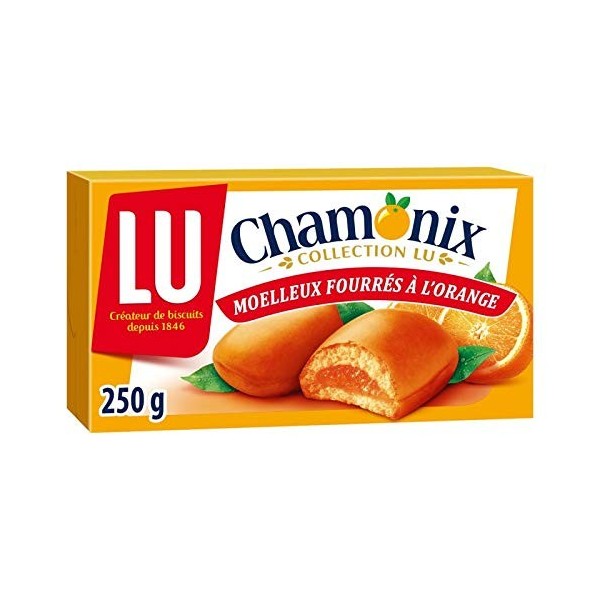 LU CHAMONIX - Chamonix Orange 250G - Lot De 3