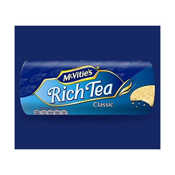 Mcvities - Biscuits Rich Tea - lot de 4 paquets de 200 g
